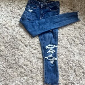 American Eagle Outfitters Blue Skinny Jeans